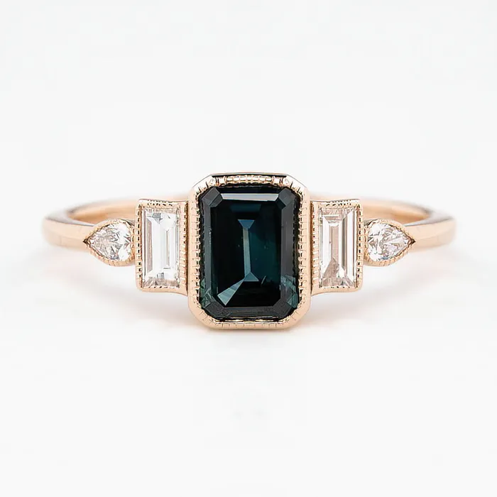 Envero Jewelry Rings Edith Setting EmeraldRadiant cut Envero Jewelry Rings Edith Setting EmeraldRadiant cut