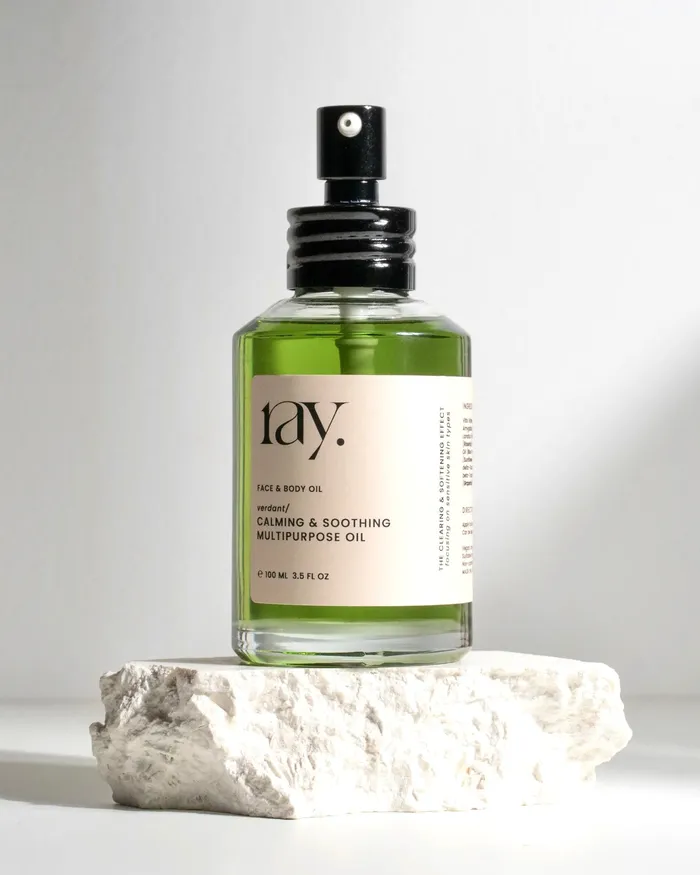 Ray Skincare Earrings Verdant Face Body Oil