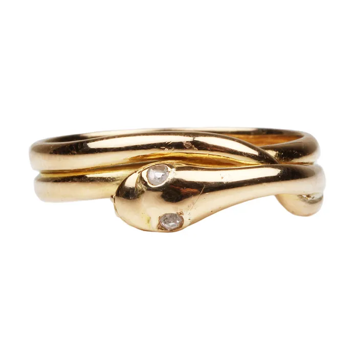 Bell Bird Antiques Rings 19th Century Single Snake Ring