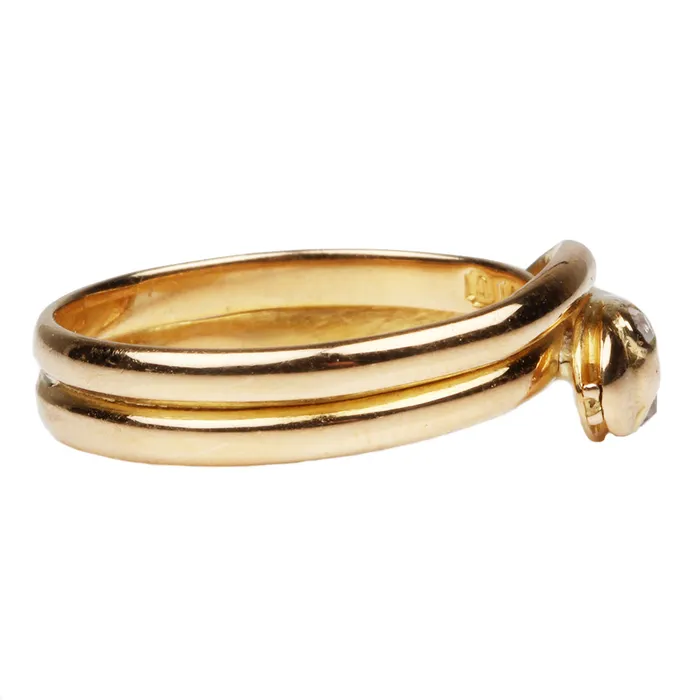Bell Bird Antiques Rings 19th Century Single Snake Ring