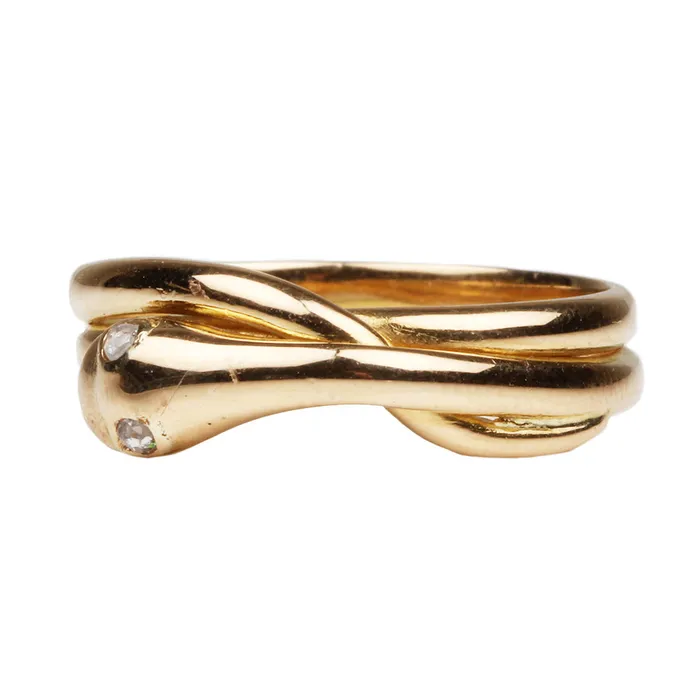 Bell Bird Antiques Rings 19th Century Single Snake Ring