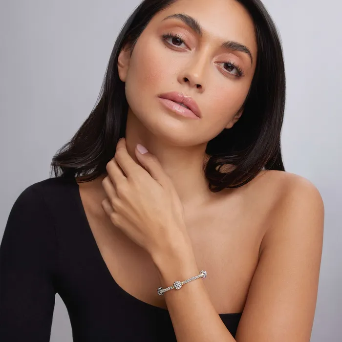 Bracelets Signature Caviar Three Station Caviar Beaded Bracelet LAGOS