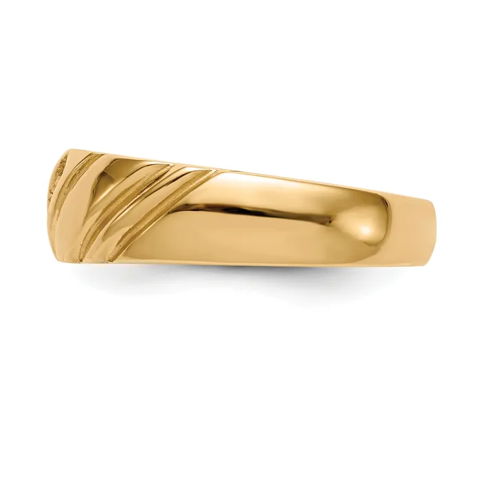 012ct CZ Solid Real 14K Mens Wedding Band Ring Goldia Rings