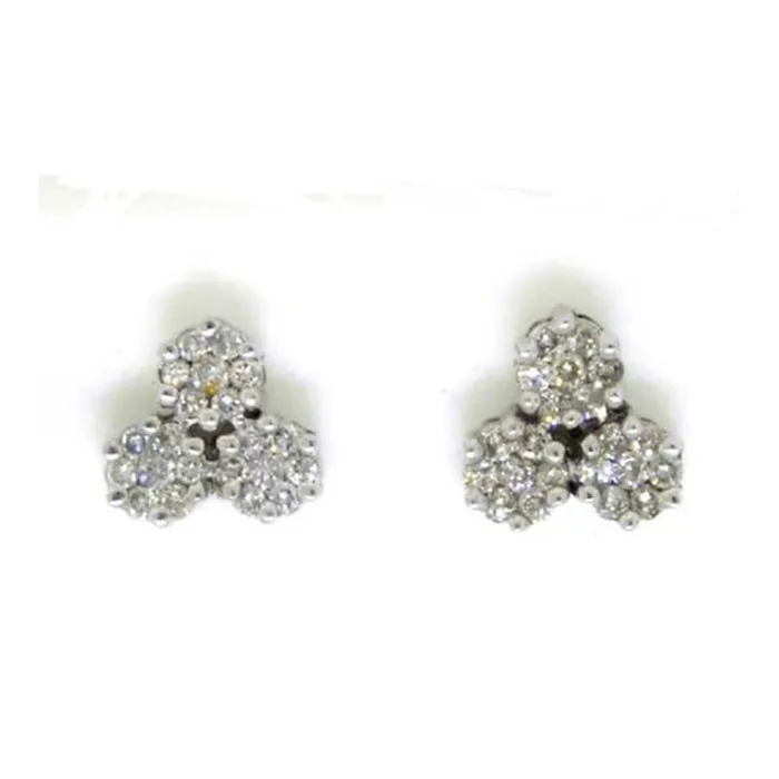 1 CTDiamond 3FLOWER EARRINGS gndatlanta Earrings