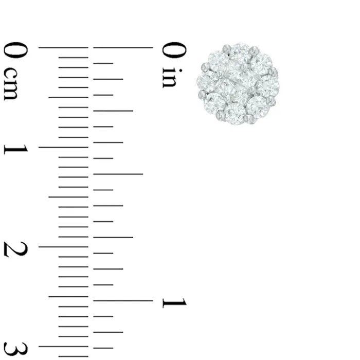 1 CT TW Composite Diamond Stud Earrings in 10K Rose Gold Goldia Earrings 1 CT TW Composite Diamond Stud Earrings in 10K Rose Gold Goldia Earrings