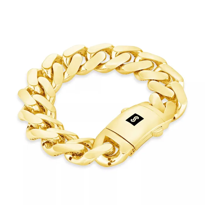 14k Yellow Gold Royal Monaco Miami Cuban Link 11mm Chain Pendant Necklace 24 Goldiacom Necklaces