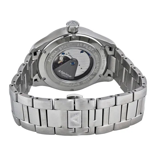 Bracelets JMS always Original Preowned Alpina Startimer Pilot Automatic Black Dial Steel Bracelet Mens Watch AL710B4S6B Bracelets JMS always Original Preowned Alpina Startimer Pilot Automatic Black Dial Steel Bracelet Mens Watch AL710B4S6B