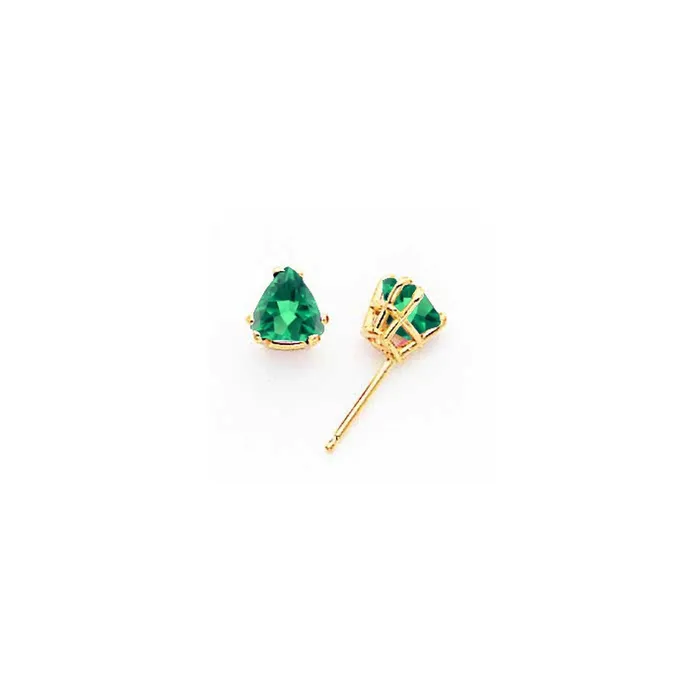 Earrings Goldia 14k Yellow Gold 6mm Mount St Helens Earrings