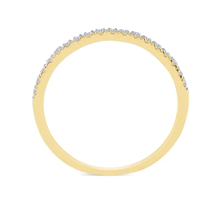 gndatlanta 10k Yellow Gold Round Diamond Halo Bridal Wedding Ring Set 12 Cttw Rings