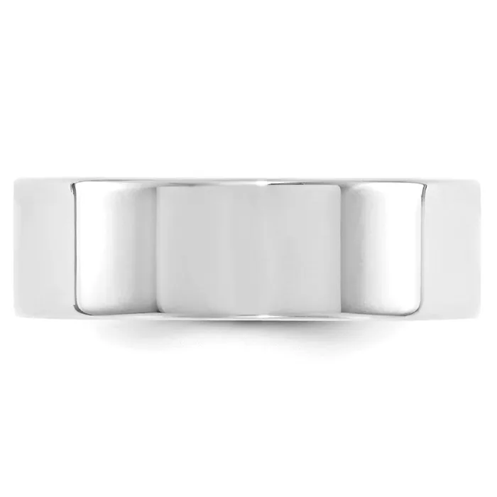 Goldia Solid 10K White Gold 7mm Standard Flat Comfort Fit MensWomens Wedding Band Ring Size 125 Rings Goldia Solid 10K White Gold 7mm Standard Flat Comfort Fit MensWomens Wedding Band Ring Size 125 Rings