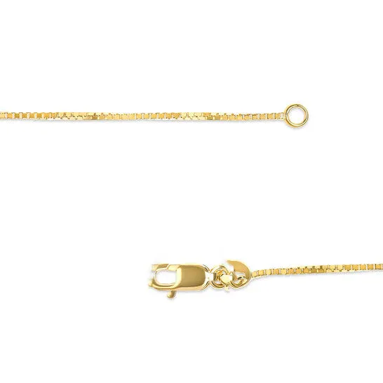 JMS always Necklaces Original Haus of Brilliance Solid 14K Yellow Gold 075mm Classic Box Chain Necklace Unisex Chain Size 18 Inches JMS always Necklaces Original Haus of Brilliance Solid 14K Yellow Gold 075mm Classic Box Chain Necklace Unisex Chain Size 18 Inches
