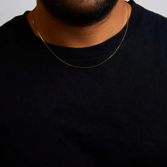 JMS always Necklaces Original Haus of Brilliance Solid 14K Yellow Gold 075mm Classic Box Chain Necklace Unisex Chain Size 18 Inches JMS always Necklaces Original Haus of Brilliance Solid 14K Yellow Gold 075mm Classic Box Chain Necklace Unisex Chain Size 18 Inches