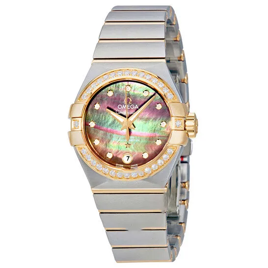 JMS always Watches Original Omega Constellation Automatic Mother of Pearl Dial Ladies Watch 12325272057007