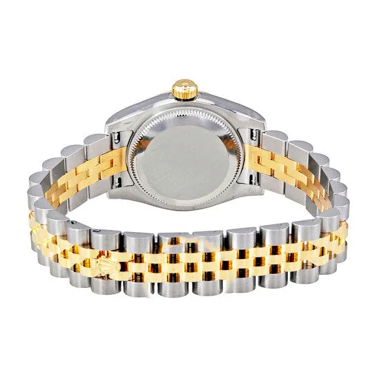 Original Rolex Oyster Perpetual Lady Datejust Gold Crystal Dial Automatic Ladies Stainless Steel and 18K Yellow Gold Watch 179173GCDJ JMS always PreStyled Sets