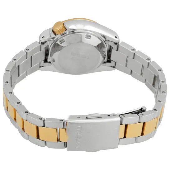 Original Seiko 5 Sports White Dial Twotone Ladies Watch SRE004K1 JMS always Rings Original Seiko 5 Sports White Dial Twotone Ladies Watch SRE004K1 JMS always Rings