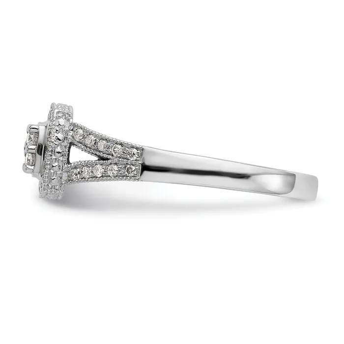 Rings Goldia 14k White Gold 12 Ct Lab Grown Diamond VSSI G Cluster Engagement Ring