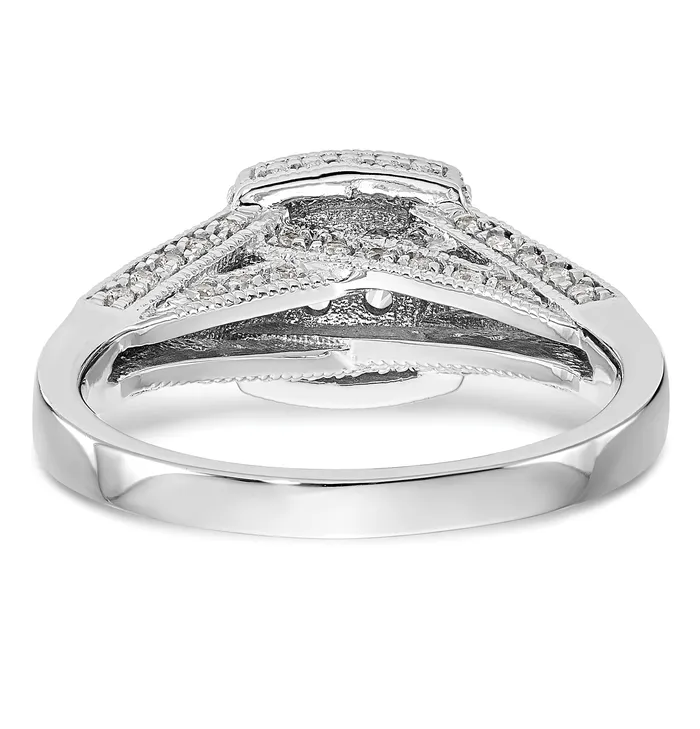 Rings Goldia 14k White Gold 12 Ct Lab Grown Diamond VSSI G Cluster Engagement Ring