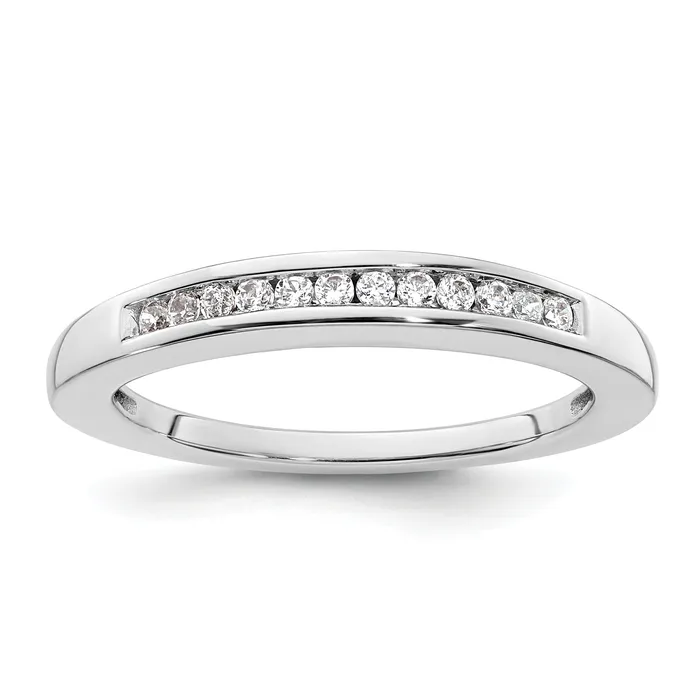 Rings Goldia 14k White Gold 18 Ct Lab Grown Diamond VSSI G Wedding Band Ring Rings Goldia 14k White Gold 18 Ct Lab Grown Diamond VSSI G Wedding Band Ring