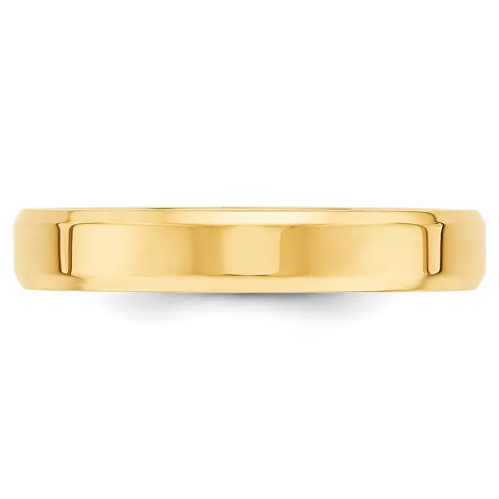 Rings Goldia Solid 10K Yellow Gold 4mm Bevel Edge Comfort Fit MensWomens Wedding Band Ring Size 11 Rings Goldia Solid 10K Yellow Gold 4mm Bevel Edge Comfort Fit MensWomens Wedding Band Ring Size 11