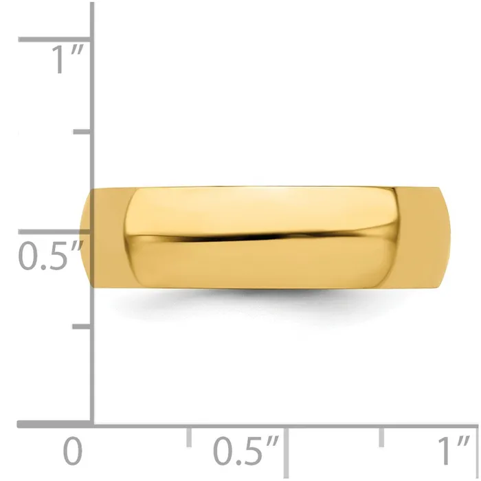 Rings Goldia Solid 18K Yellow Gold 6mm HalfRound Wedding MensWomens Wedding Band Ring Size 9 Rings Goldia Solid 18K Yellow Gold 6mm HalfRound Wedding MensWomens Wedding Band Ring Size 9