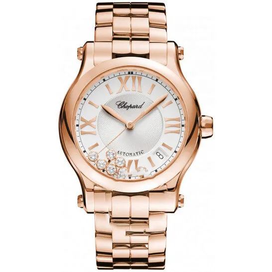 Watches JMS always Original Chopard Happy Sport Automatic Silver Dial Ladies Watch 2748085002