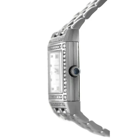 Watches Original Preowned JaegerLeCoultre Reverso Quartz Diamond Silver Dial Ladies Watch 267308 JMS always Watches Original Preowned JaegerLeCoultre Reverso Quartz Diamond Silver Dial Ladies Watch 267308 JMS always