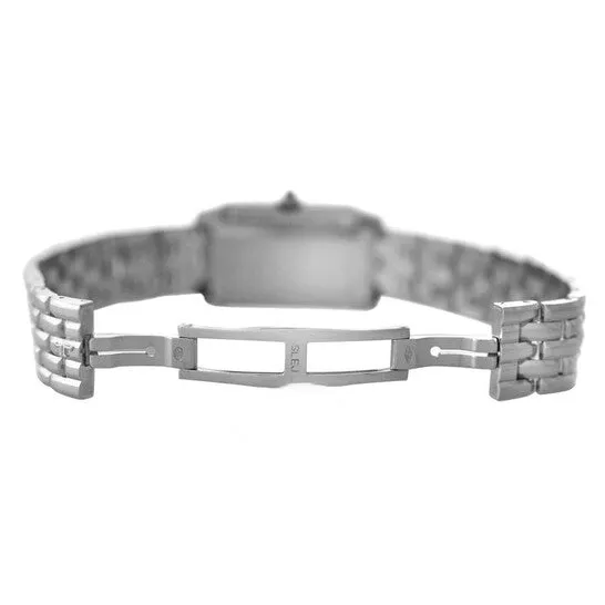 Watches Original Preowned JaegerLeCoultre Reverso Quartz Diamond Silver Dial Ladies Watch 267308 JMS always Watches Original Preowned JaegerLeCoultre Reverso Quartz Diamond Silver Dial Ladies Watch 267308 JMS always
