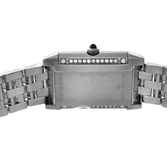 Watches Original Preowned JaegerLeCoultre Reverso Quartz Diamond Silver Dial Ladies Watch 267308 JMS always Watches Original Preowned JaegerLeCoultre Reverso Quartz Diamond Silver Dial Ladies Watch 267308 JMS always