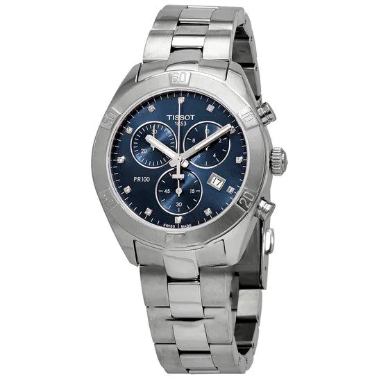 Watches Original Tissot TClassic Chronograph Diamond Blue Dial Ladies Watch T1019171104600 JMS always Watches Original Tissot TClassic Chronograph Diamond Blue Dial Ladies Watch T1019171104600 JMS always