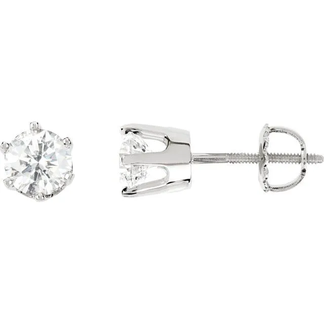 14K White Gold 15 CTW Natural Diamond Stud Earrings TreasureFineJewelers Earrings 14K White Gold 15 CTW Natural Diamond Stud Earrings TreasureFineJewelers Earrings