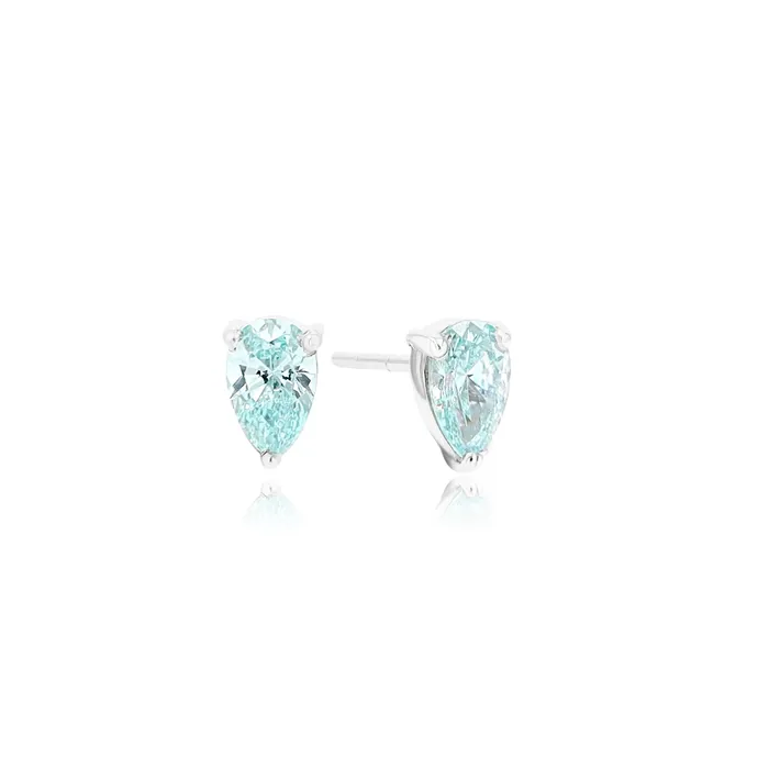 Aletheia Light Azure Sterling Silver Earrings Ema Jewels Earrings