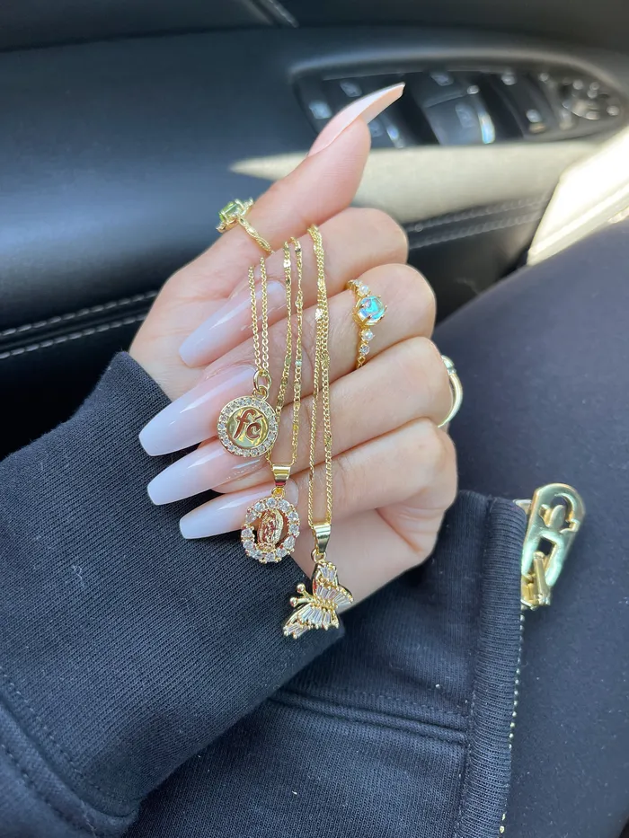 MP Jewelry Necklaces Gold F Necklace