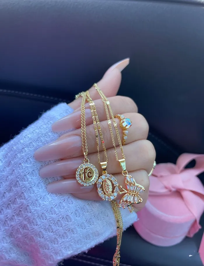 MP Jewelry Necklaces Gold F Necklace