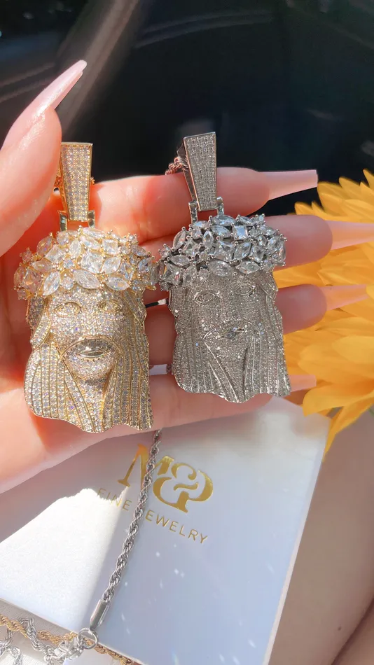 MP Jewelry Necklaces Silver Jesus Necklace