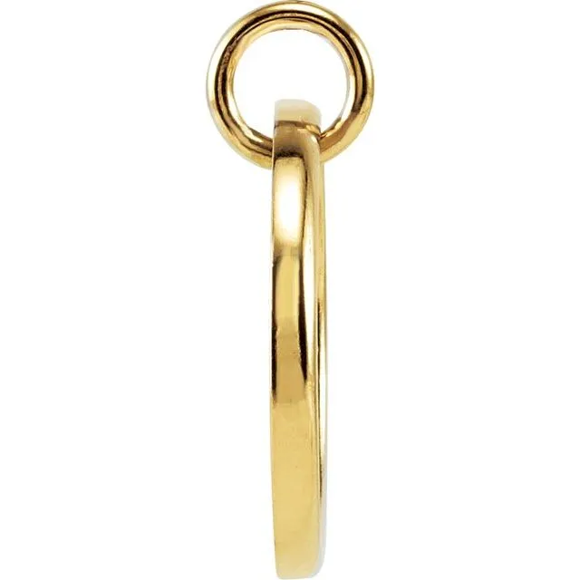 Necklaces TreasureFineJewelers 14K Yellow Gold 110 CTW Natural Diamond Initial H Pendant