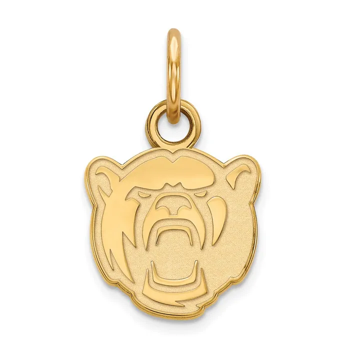 Necklaces TreasureFineJewelers Sterling Silver Goldplated Baylor University Extra Small Pendant Necklaces TreasureFineJewelers Sterling Silver Goldplated Baylor University Extra Small Pendant