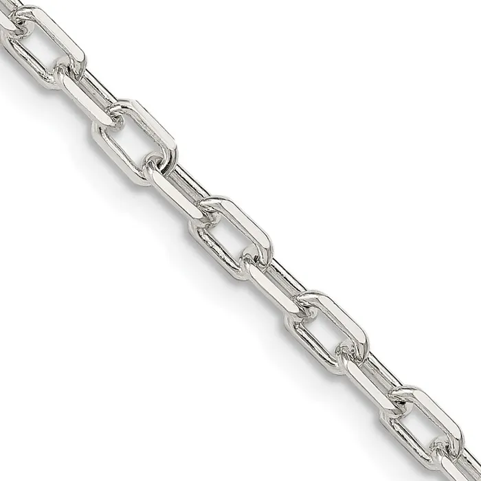 Rings Sterling Silver 35mm Diamondcut Long Link Cable Chain TreasureFineJewelers Rings Sterling Silver 35mm Diamondcut Long Link Cable Chain TreasureFineJewelers