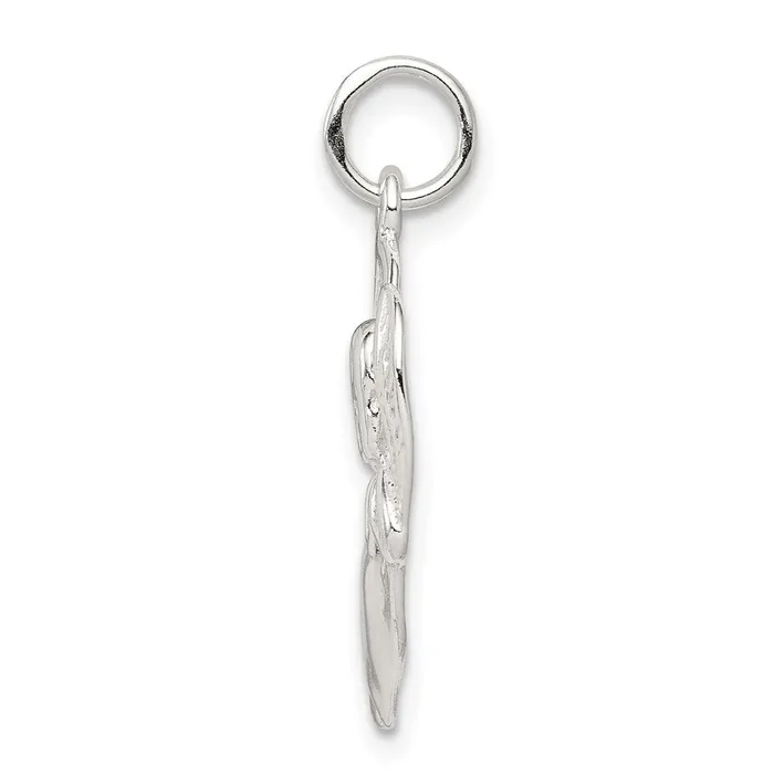 Rings Sterling Silver Angel Charm TreasureFineJewelers
