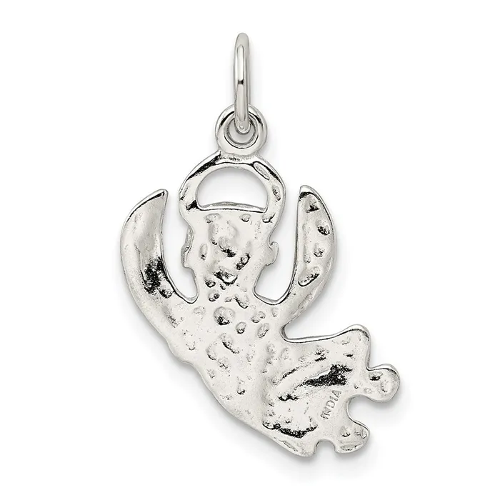 Rings Sterling Silver Angel Charm TreasureFineJewelers