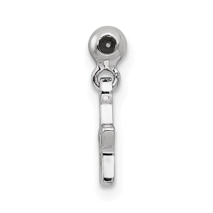 Rings TreasureFineJewelers Sterling Silver Mio Memento Rhodium Gold Tone Dangle Star Charm