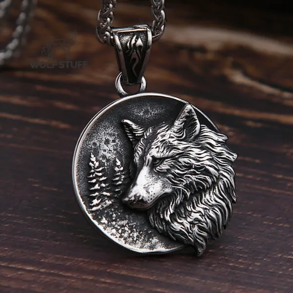 Wolf Stuff Necklaces Double Wolf Necklace