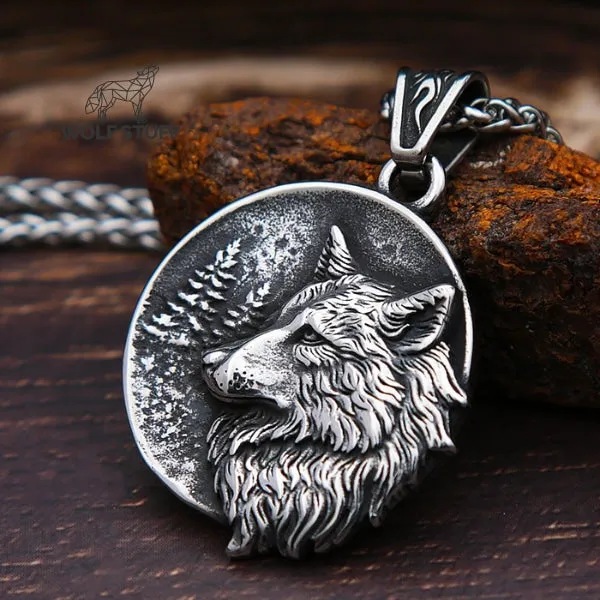 Wolf Stuff Necklaces Double Wolf Necklace