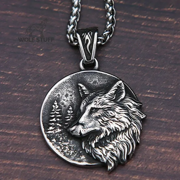 Wolf Stuff Necklaces Double Wolf Necklace