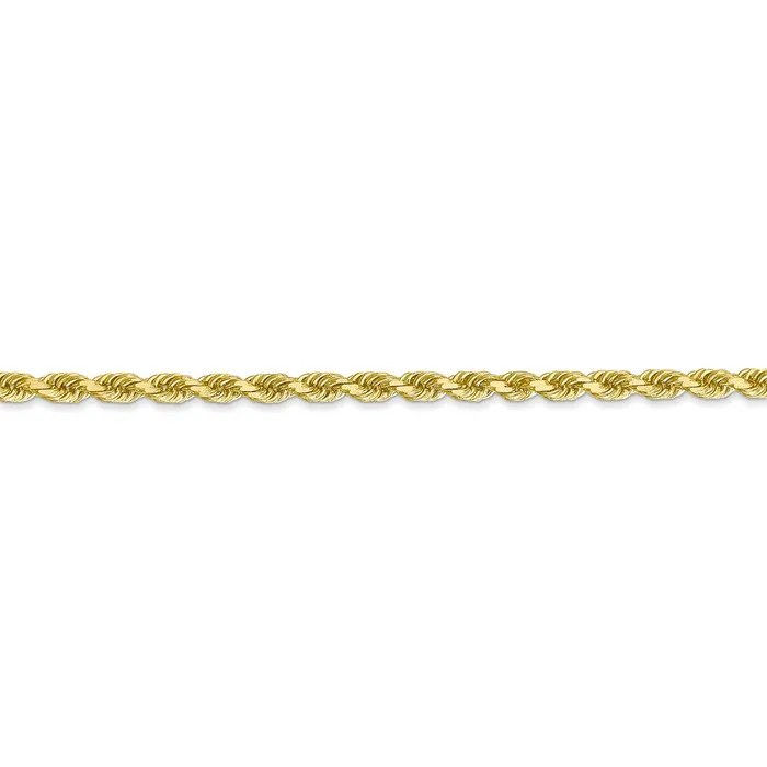 10k 3mm Diamondcut Rope ChainWBC10K0238 WB Choice Jewelry Necklaces 10k 3mm Diamondcut Rope ChainWBC10K0238 WB Choice Jewelry Necklaces