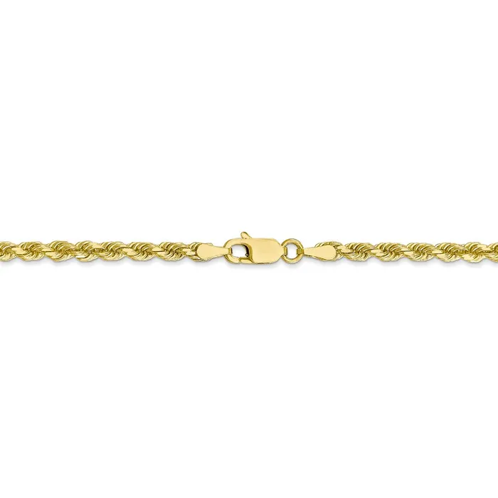 10k 3mm Diamondcut Rope ChainWBC10K0238 WB Choice Jewelry Necklaces 10k 3mm Diamondcut Rope ChainWBC10K0238 WB Choice Jewelry Necklaces