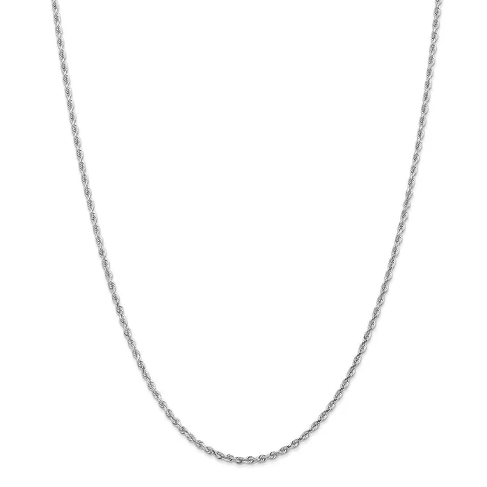 10k White Gold 225mm DC Quadruple Rope ChainWBC10WQT01822 WB Choice Jewelry Necklaces