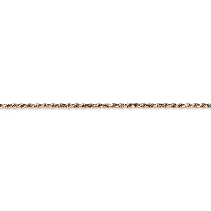 14k Rose Gold 15mm DC Machinemade Rope Chain AnkletWBCR0129 WB Choice Jewelry Necklaces 14k Rose Gold 15mm DC Machinemade Rope Chain AnkletWBCR0129 WB Choice Jewelry Necklaces