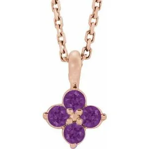 14K Rose Youth Amethyst 1618 Necklace86694706PSTWBC WB Choice Jewelry Necklaces 14K Rose Youth Amethyst 1618 Necklace86694706PSTWBC WB Choice Jewelry Necklaces