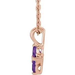 14K Rose Youth Amethyst 1618 Necklace86694706PSTWBC WB Choice Jewelry Necklaces 14K Rose Youth Amethyst 1618 Necklace86694706PSTWBC WB Choice Jewelry Necklaces