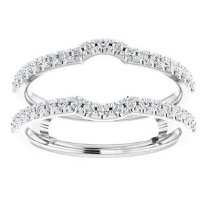 14K White 38 CTW Diamond Ring Guard1227656000PSTWBC WB Choice Jewelry Rings 14K White 38 CTW Diamond Ring Guard1227656000PSTWBC WB Choice Jewelry Rings